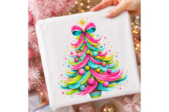 Colorful Coquette Christmas Tree Png Product Image 3