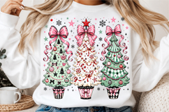 Colorful Coquette Christmas Tree Png Product Image 3