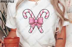 Colorful Coquette Glitter Christmas PNG Product Image 2