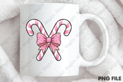 Colorful Coquette Glitter Christmas PNG Product Image 4