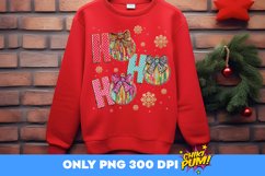 Colorful Coquette Glitter Christmas