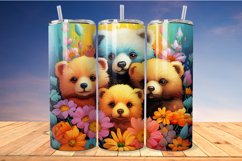 Cute Pug Puppy On A Ship 20 Oz Skinny Tumbler Product Image 1