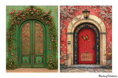 Old Door Junk Journal Pages | Vintage Scrapbooking JPG Product Image 3