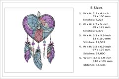 Colorful Dream Catcher Embroidery Design Product Image 2