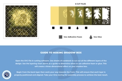 Love Our Home 3D Layered Paper Cut - Lion King 3D Light Box Product Image 5