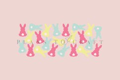 colorful easter bunny coffee mug sublimation wrap glass mug wrap svg presized for 11oz and 15oz glass ready to cut and sublimation files