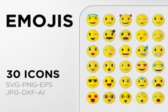 Emoji icon pack sign art collection Product Image 3