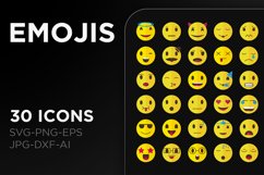 Emoji icon pack sign art collection Product Image 2