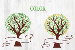 colorful family trees svg