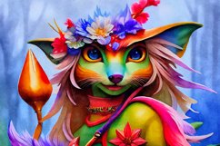 Colorful Fantasy Creatures - Scrapbook Papers Product Image 4