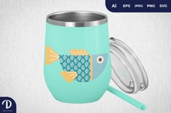 Colorful Fish Illustration Product Image 2