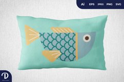 Colorful Fish Illustration Product Image 3