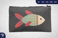 Colorful Fish Illustration Product Image 3