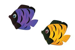 Cartoon Colorful Fishes Product Image 2