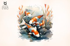 Colorful fishes T-shirt Design Bundle Product Image 4