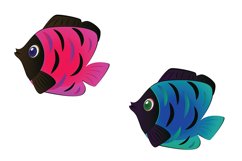 Cartoon Colorful Fishes Product Image 3