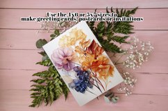 Colorful Watercolors Floral Printable Posters and Cards s2 Product Image 4