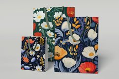 colorful floral digital papers png Product Image 2