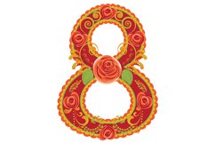 Colorful Floral Eight Product Image 2