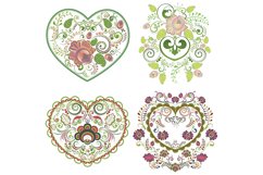 Colorful Floral Heart Product Image 2