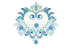 Colorful Floral Heart Product Image 3