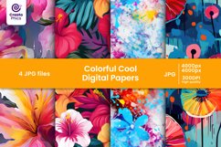printable digital paper, scrapbook papers, scrapbooking, printable papers, floral patterns, flower,