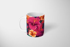 colorful flower, colorful leaves, leaves digital papers, leaves patterns, floral pattern,  tumbler,