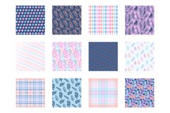 Colorful Foliage Digital Paper, Vector Patterns Product Image 2