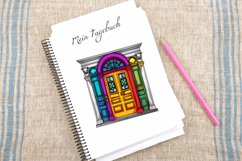 Watercolor Colorful Front Doors Sublimation Bundle Product Image 3