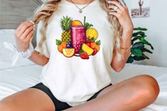 Watercolor Colorful Fruit Juice Clipart Bundle Product Image 2