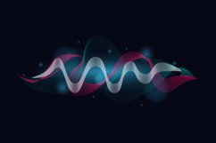 Colorful futuristic equalizer wave wallpaper design Product Image 1