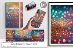 Digital Paper Colorful Glitter Bokeh Product Image 1