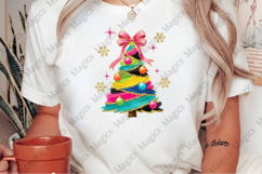Colorful Glitter Christmas Coquette Png Product Image 2