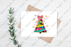 Colorful Glitter Christmas Coquette Png Product Image 3