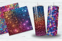 Colorful Glitter Seamless Pattern Digital Paper Bundle Product Image 3