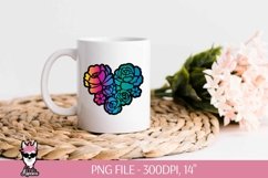 valentine mug with heart