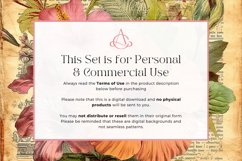 44 Colorful Hibiscus with Tropical Leaves Vintage Journal Product Image 4