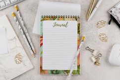 44 Colorful Hibiscus with Tropical Leaves Vintage Journal Product Image 7