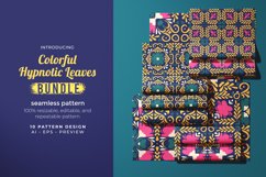 Colorful Hypnotic Leaves - Seamless Pattern Product Image 1