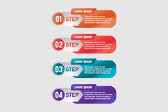 Colorful infographic banner design template Product Image 1