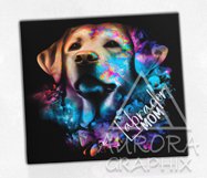 Labrador Mom - 20oz. Skinny Tumbler Dog Sublimation Wrap Product Image 2