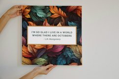 4 Colorful Leaves Seamless Pattern Background Product Image 5