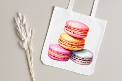 Colorful Macaroons Watercolor Sublimation Clipart Product Image 7