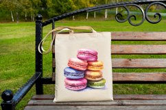 Colorful Macaroons Watercolor Sublimation Clipart Product Image 3