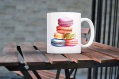 Colorful Macaroons Watercolor Sublimation Clipart Product Image 5