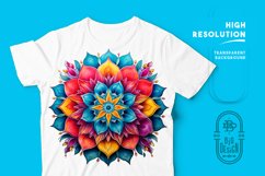Colorful 3D Mandala Sublimation Design Product Image 1