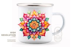 3D Mandala Sublimation Design | Colorful T shirt Design Product Image 1