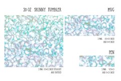 colorful marble with gold glitter sublimation design for tumbler and mug and pen