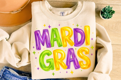 Mardi Gras PNG Sublimation, Fleur De Lis PNG, King Cake PNG Product Image 3