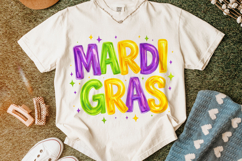 Mardi Gras PNG Sublimation, Fleur De Lis PNG, King Cake PNG Product Image 4